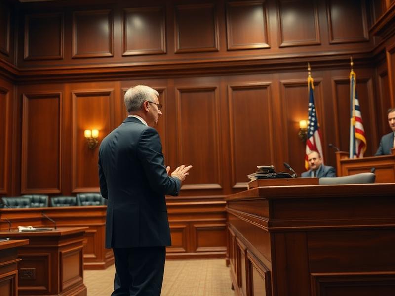 Courtroom litigation for personal injury